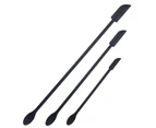 Jam spatula 3 piece cooking spatula -black