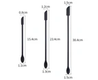 Jam spatula 3 piece cooking spatula -black