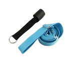 Dance Ballet Gymnastics Door Strap Leg Stretcher Flexibility Training Exerciser-Sapphire Blue