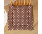 Thick Corduroy Winter Seat Cushion Hard Cotton Dining Room Strap Seat Cushion coffee