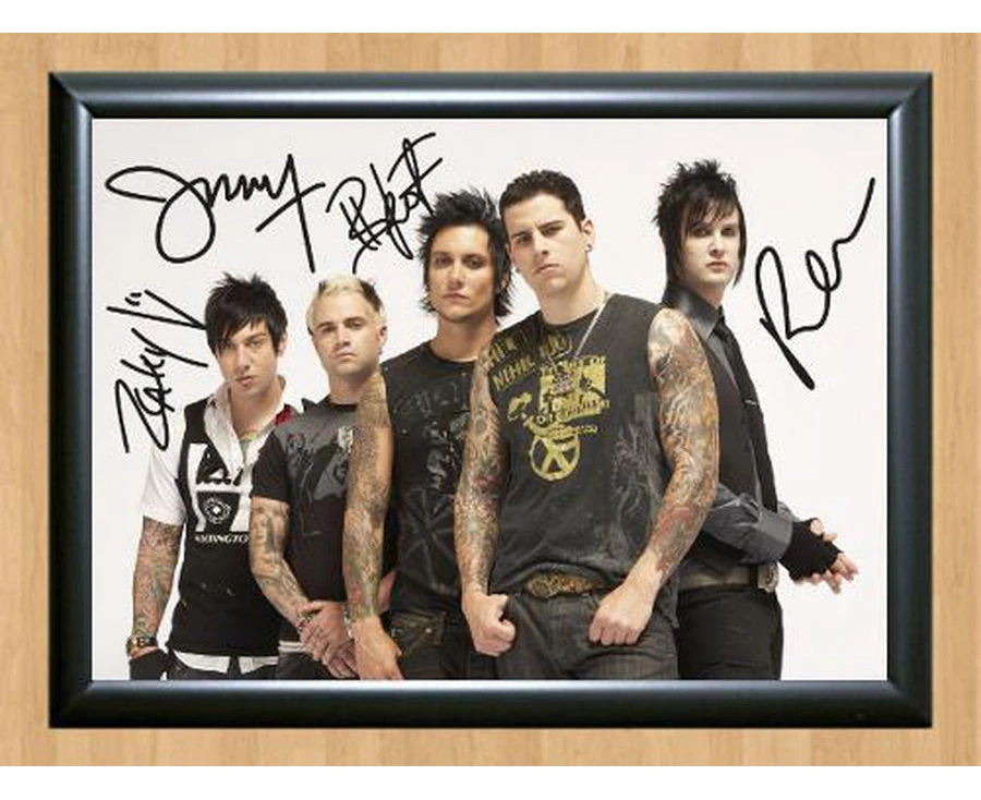 Avenged Sevenfold Nightmare Signed Autographed Photo Poster Memorabilia A4