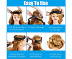 2 Pieces Hair Curl Ribbon No Heat Curler Natural Curl Long Hair Rollers Heatless Curl Ribbon Hair Curlers Styles