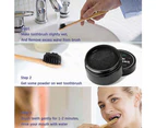 Activated Charcoal Teeth Whitening Powder [Free Bamboo Toothbrush] Natural Teeth Whitening 60G / 2.11Oz