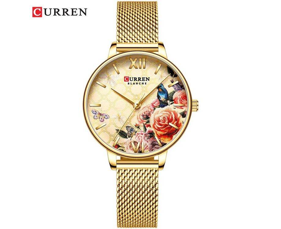 CURREN Women Watches Women Fashion Watch Designer Ladies Watch Luxury Diamond Quartz RoseGold Wrist Watch Gifts For Women