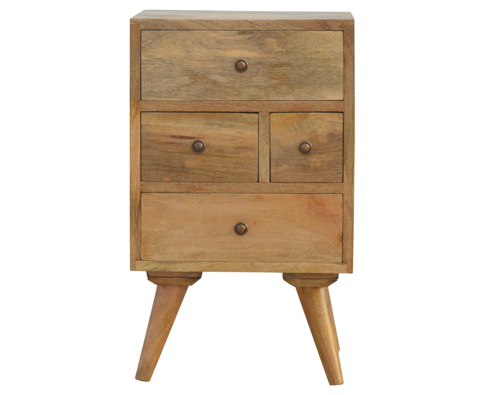 Nordic Style 4 Drawer Multi Bedside