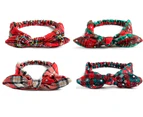 4Pcs Christmas Bowknot Headbands