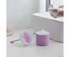 Foam Maker Rapid Foaming Manual Bubble Foamer Portable Facial Wash Cleanser Foam Make Cup Face Clean Tool - Purple