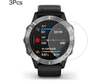 Gotofar 3Pcs Tempered Glass Smart Watch Protective Film Cover for Garmin Fenix 6S Sapphire Transparent