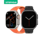 SitopWear Smart Watch Ultra Men Women Smartwatch Bluetooth Calls Temperature Measuring Health Monitoring Wireless Charging - With 3 Straps15