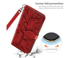 For Google Pixel 6 Cover with Kickstand - Red