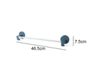 Bath Towel Bar - Towel Rack for Bathroom,Bathroom Accessories Towel Rod Wall Mounted Towel Holder(blue)