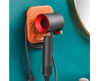 Hair Dryer Holder Wall Mounted Self Adhesive,Hair Blow Dryer Rack Organizer Compatible with Most Hair Dryers for Bathroom(orange)