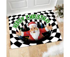 Area Rug Fine Workmanship Wear Resistant Polyester Merry Christmas Absorbent Shower Mat for Home-60*90cm 9