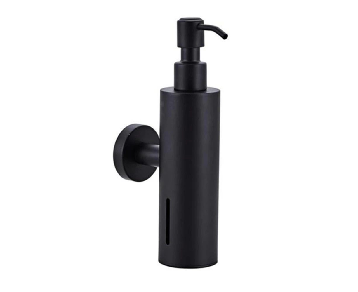 304 Stainless Steel Wall-mounted Manual Soap Dispenser, Style:Round Wall-mounted