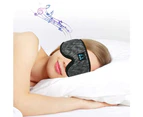 Sleep Mask with Bluetooth Headphones, 3D Sleeping Blackout Eye Cover with Ultra-Thin Stereo Speakers & Mic, Perfect for Side Sleeper Travel Meditation Rela