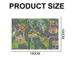 Children'S Carpet Play Mat Suitable For Playing With Cars And Toys - Play, Learn And Have Fun Safely,Style1