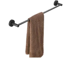 Wall Mounted Towel Rack 40Cm For Bathroom And Kitchen - Black