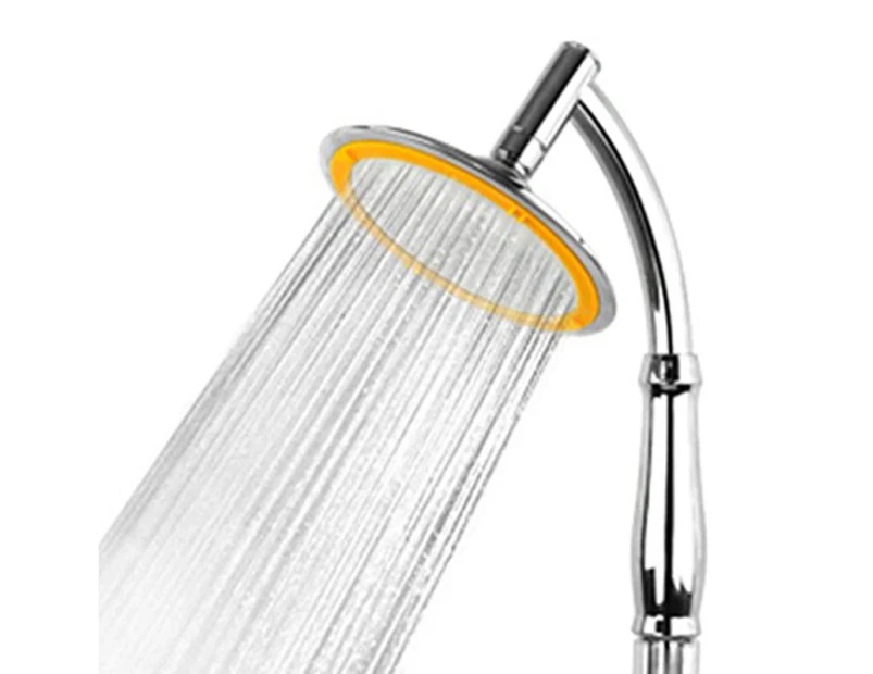 shower head with hose - XXL hand shower - 5 jet types - 150 mm diameter with 1.6 m shower hose stainless steel - for bath and shower
