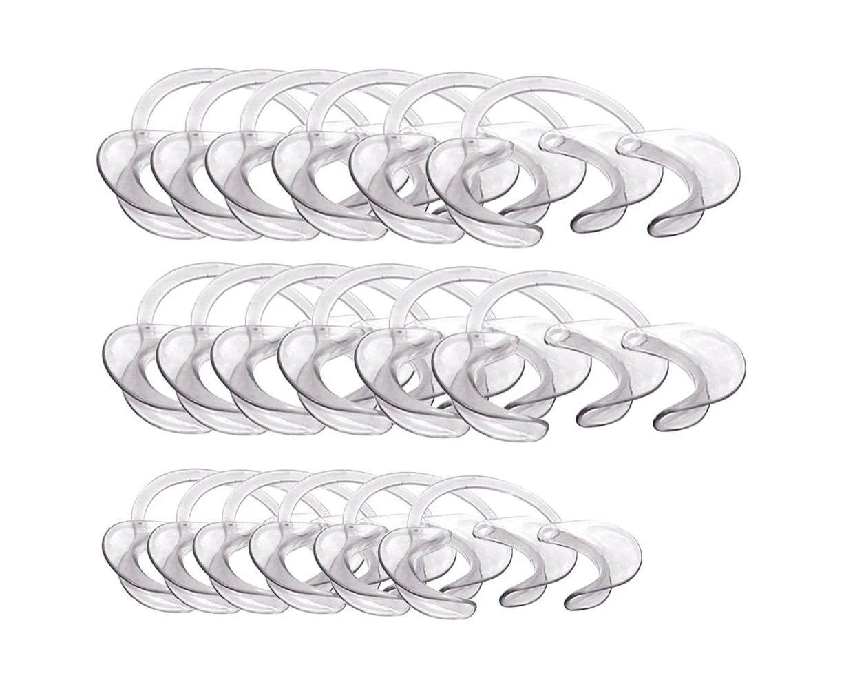 18pcs Mouthpieces for Speak Out Game,Dental Cheek Retractors, Lip Openers for 6 Kids and 12 Adults