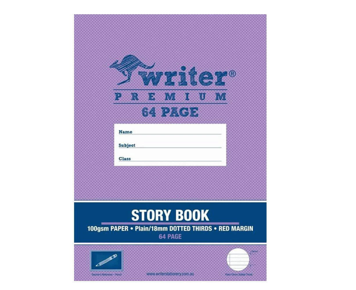 Writer Premium Top Plain Bottom Dotted Story Book (64 Pages)