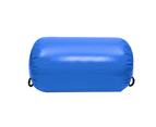 100cm Inflatable Gymnastics Balance Training Air Roller Cylinder Column Gym Pad-Blue