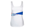 EleVen Womens By Venus Williams Drill Tank Top Fitted Tennis Sport - White