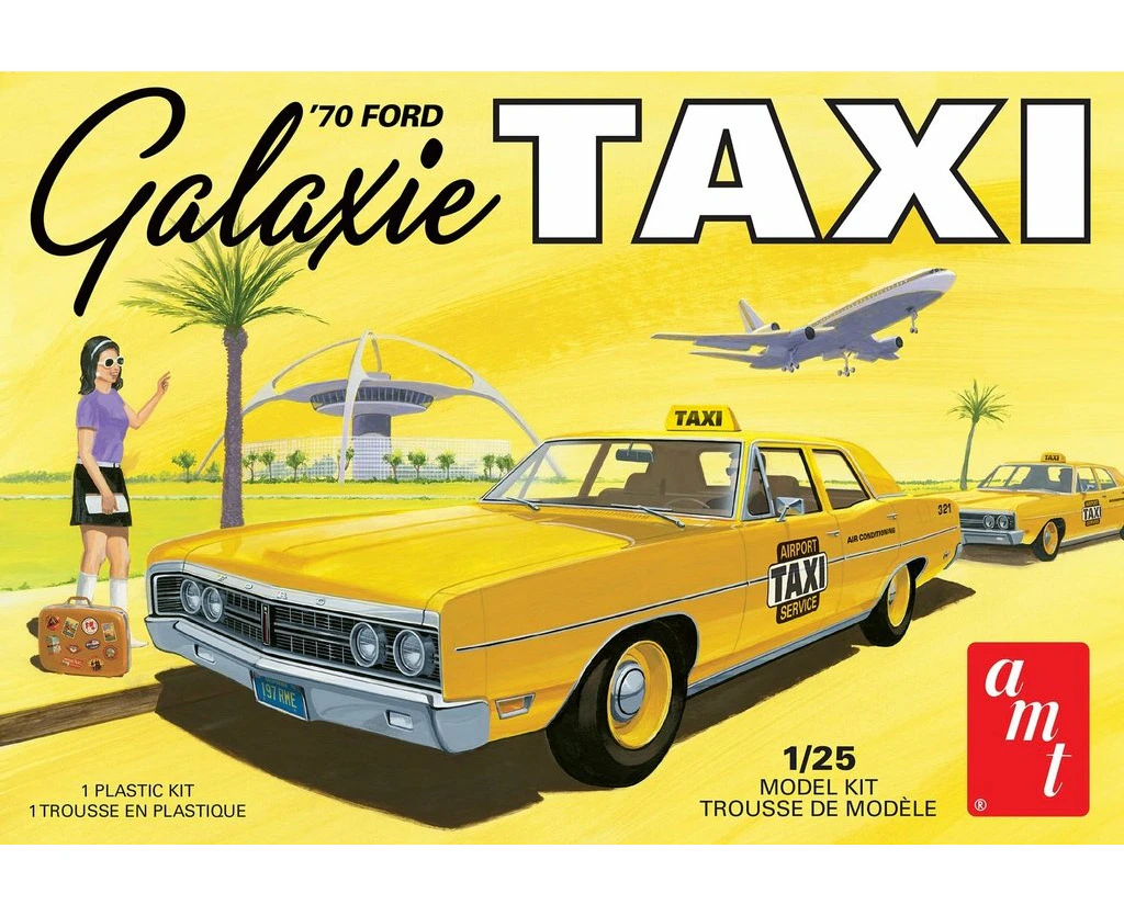 AMT 1:25 1970 Ford Galaxie Taxi