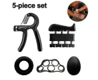 Grip Strength Trainer Kit (5 Pack), Hand Grip Strengthener Kit, Hand Strengthener & Grip Strength Kit - Hand Exerciser Grip Strengthener Kit