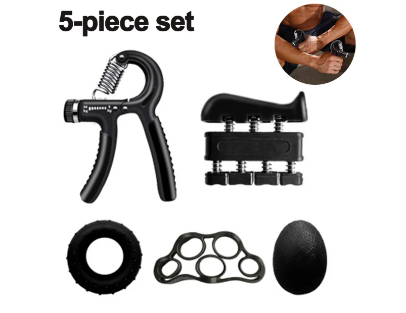 Grip Strength Trainer Kit (5 Pack), Hand Grip Strengthener Kit, Hand Strengthener & Grip Strength Kit - Hand Exerciser Grip Strengthener Kit