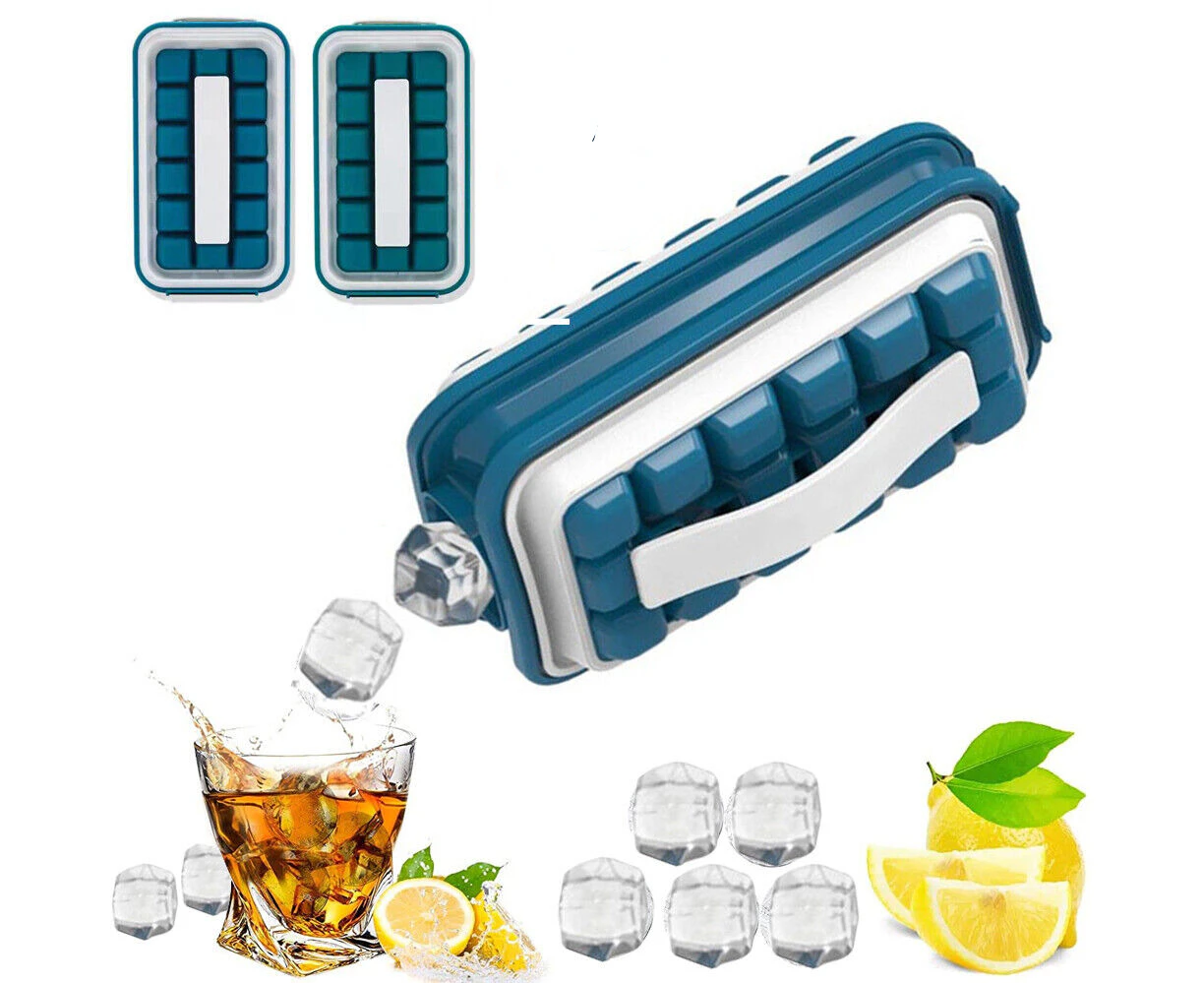 36 Grids Mold Ice Cube Container Water Kettle Maker Bottle Ball ICE Tray Mould - Green