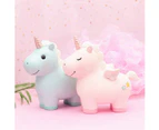 Cute Rainbow Unicorn Piggy Bank For Girls Resin Unicorn Piggy Bank Toy Piggy Bank Kids Money Box Unicorn Gift - Large