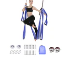 Aerial yoga swing set, yoga hammock flying trapeze yoga kit