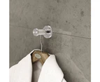 6Pcs Stainless Steel Wall Hooks Coat Rack Hooks Bathrobe Towel Hooks Bathroom Hooks For Bathrobe, Towel, Bedroom, Kitchen