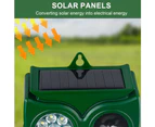 Solar Animal Repeller, Outdoor Ultrasonic Repellent Devices, Waterproof Deterrent for Yard, Repel Raccoon Skunk Out of Garden