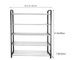 BJWD Shoe Rack Storage Organizer Shelf Stand Shelves 5 Tiers Layers Shoe Storage