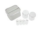 10Pcs Camping Spice Containers Moistureproof Portable Travel Spice Containers With 6 Storage Bottles Brush Spoons For Bbq