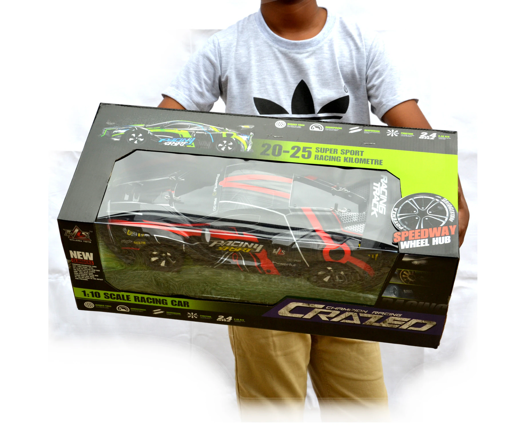 Big RC 1/10 Scale Remote Control Drift Racing Car Kids fast race RTR Toy High Speed New 1:10 Battery Model 2.4G On-road 2.4GHz present Gift idea VIC MEL AU