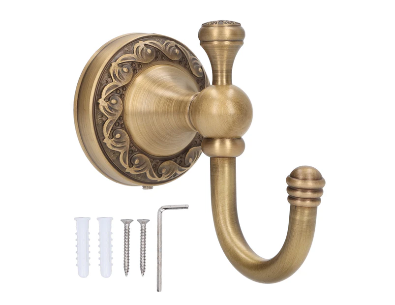 Robe Hook Copper Stainless Steel Antique Style Easy Installation Wall Mounted Coat Hook For Bathroom Bedroom