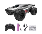 Remote Control Car with Lights Cool Styling Rechargeable High Speed Drift Stunt Model Toy 2.4GHz RC Race Car Off-Road Vehicle Toy Boys Toy Gift - Silver