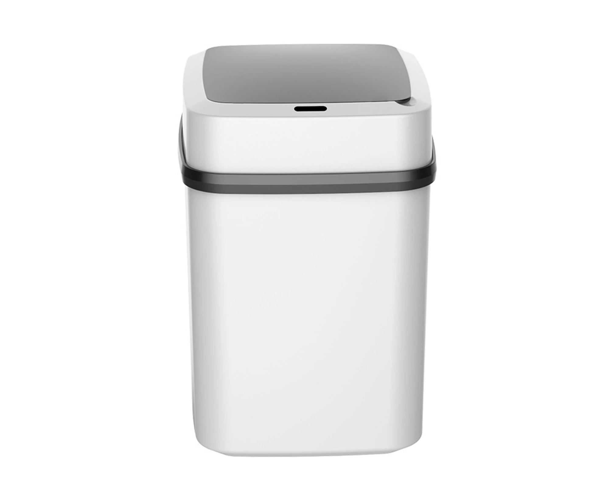 Electric Trash Can Sensitive Mute Odor Isolation Waterproof Automatic Motion Sensor Kick Vibration Rubbish Bin for Home 2#