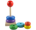 Color Ring Pyramid Colorful Stacking Tower, For Sorting And Stacking