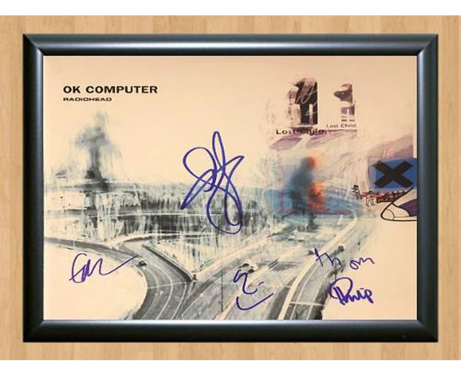 Radiohead Band Signed Autographed Photo Poster Memorabilia A4