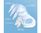 Swimming Goggles For Adults Kids Women Men Pool Goggles Adult No Leaking Anti Fog Uv Protection Waterproof Wide Frame,White-Transparent