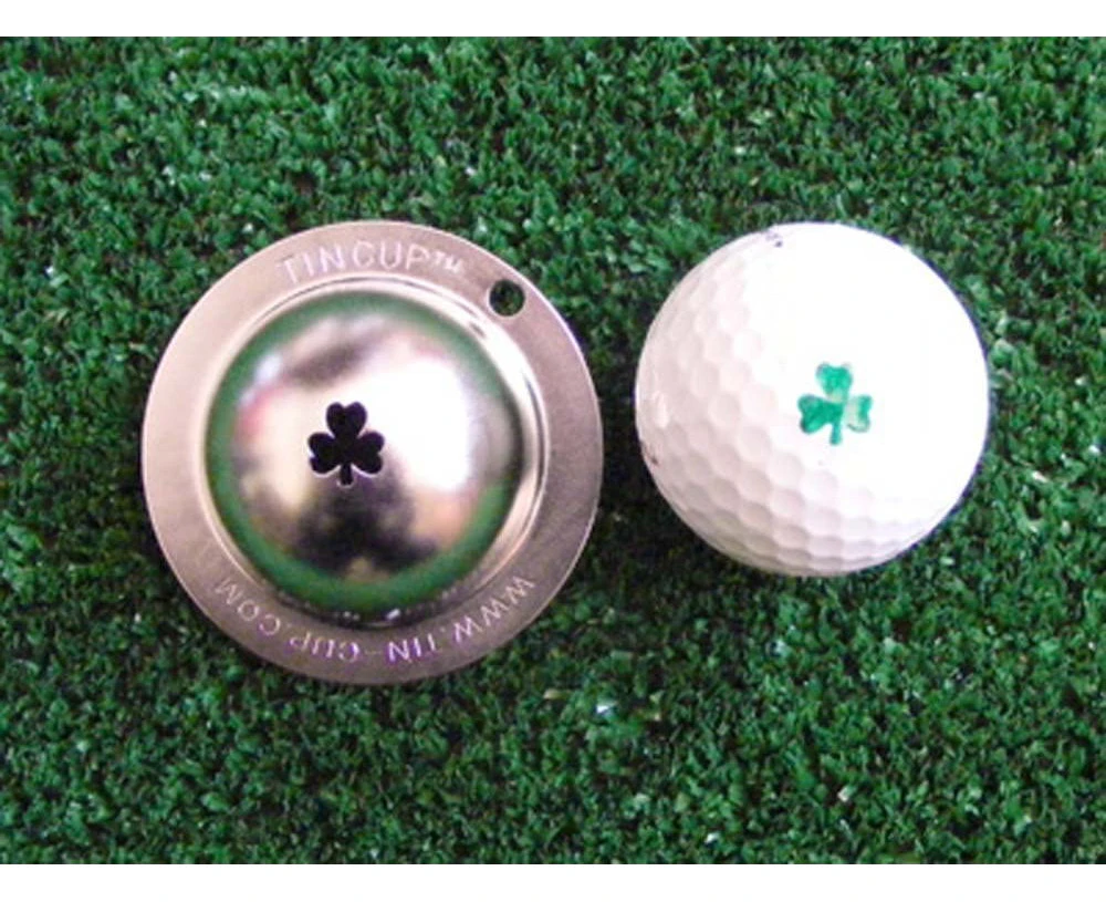 Tin Cup Golf Ball Custom Marker Alignment Tool Golf Line Drawer