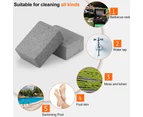 4/10/20Pcs Reusable Barbecue Scraper BBQ Grill Stains Brush Cleaning Brick Stone-4pcs