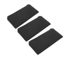3Pcs Neoprene Mountaineering Storage Pencil Case Bag Camping Soft Wear Resistant Pen Bag( Black )