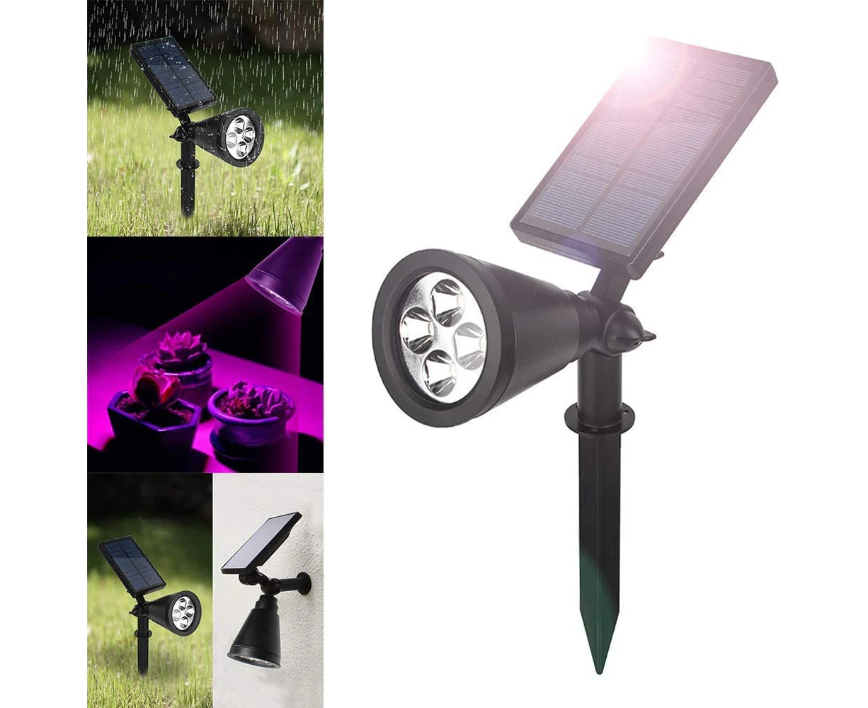 Solar Plant Lamp LED Growth Plant Light with 4 LED