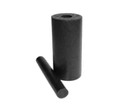 Knbhu 2 in 1 EPP Yoga Column Hollow Foam Roller Muscles Feet Release Massage Tool-Black - Black