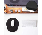 Mouse Pad with Gel Cushion - 26x23cm Ergonomic Mouse Pad with Stitched Edges Mousepad with Hand Rest for Gentle