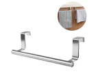 Wall Mount Stainless Steel Brushed Hand Towel Holder Hanger Rail Organizer Rack Bar Clothes Hanger Rack Holder Bathroom